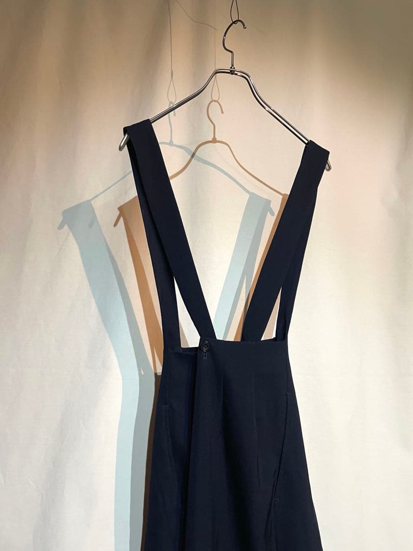 A/W2001 Y’s - ウールギャバサスペンダースカート ワイズ ヨウジ