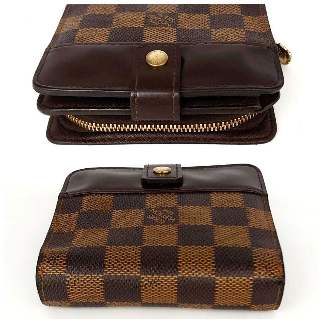 LOUIS VUITTON ルイヴィトン コンパクトジップ ダミエ　二つ折り財布