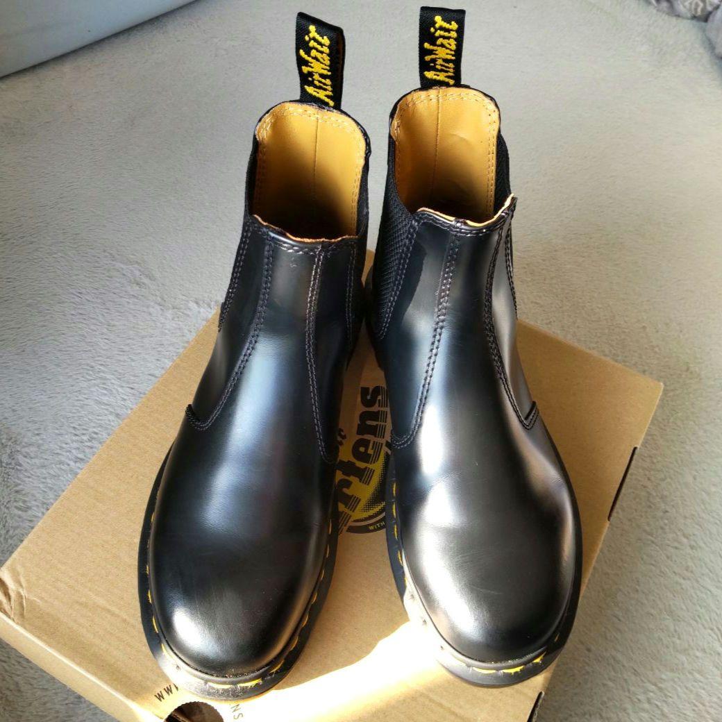 【美品】Dr. Martens ❀ イエローステッチ/サイドゴアブーツ