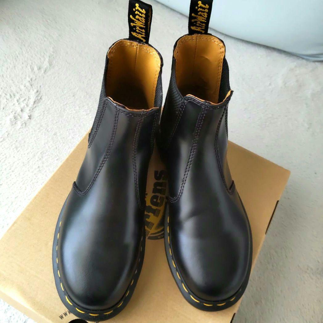 【美品】Dr. Martens ❀ イエローステッチ/サイドゴアブーツ