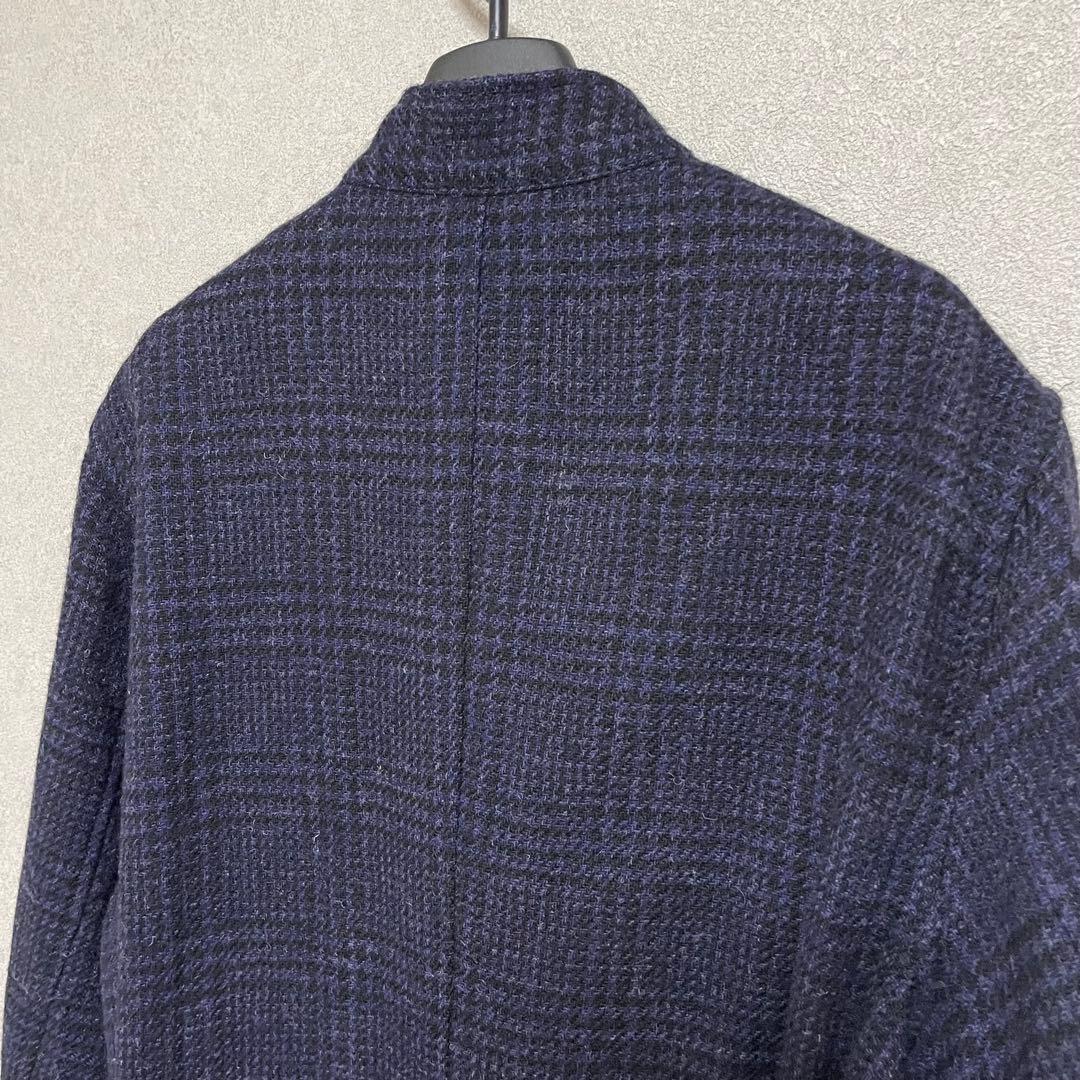 マウンテンリサーチ　カントリー　ジャケット　ネイビー　チェック　M 美品