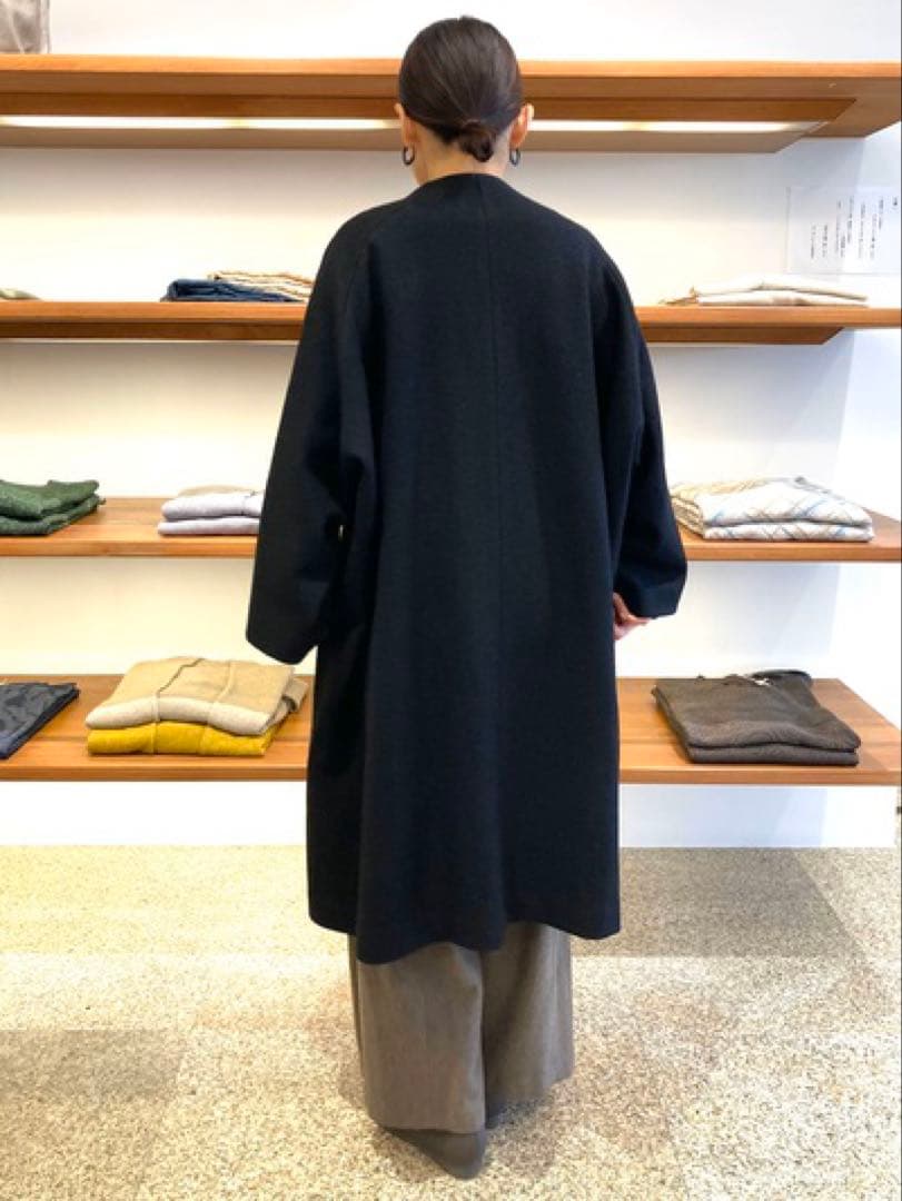 定価12万 JURGEN LEHL 2023 梨地圧縮ウールコクーンコート