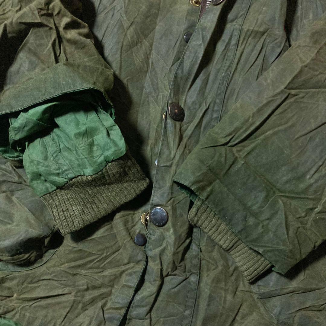 90s 英国製Barbour ビデイルオイルドジャケットヴィンテージ オリーブ