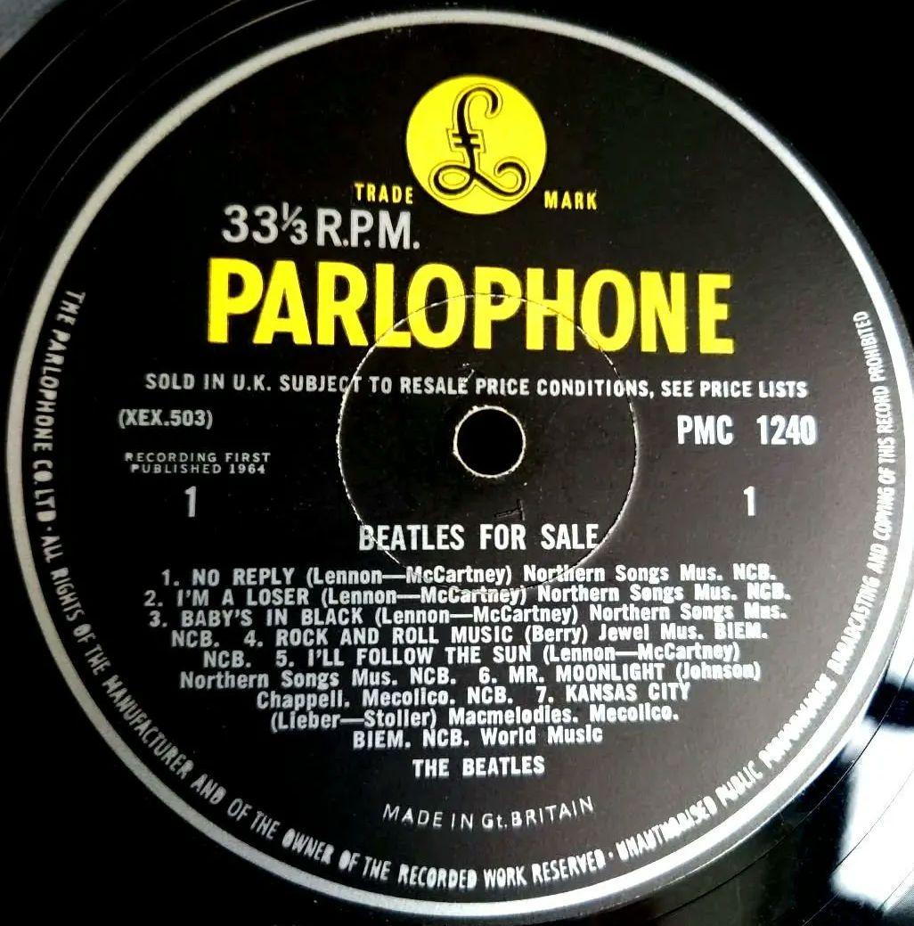 UK盤ビートルズ BEATLES FOR SALE