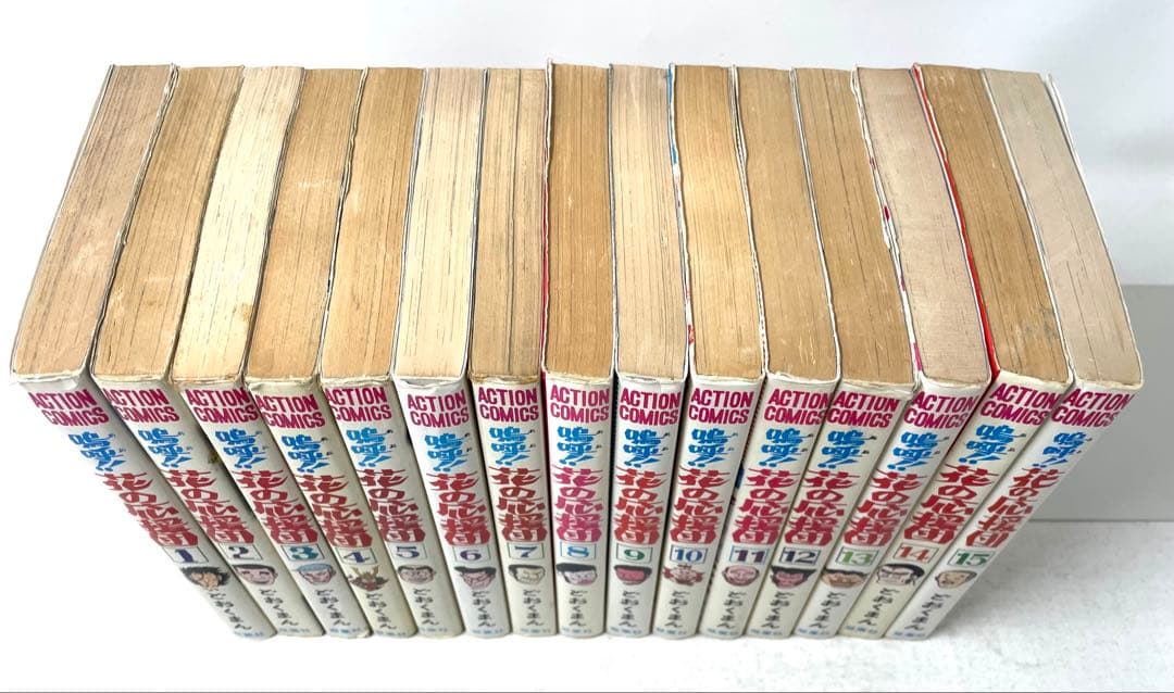 嗚呼!! 花の応援団 全巻セット 1〜15巻 どおくまん アクションコミックス