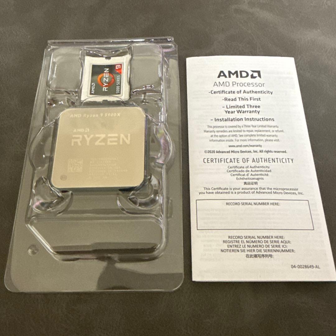 美品 AMD RYZEN9 5900X