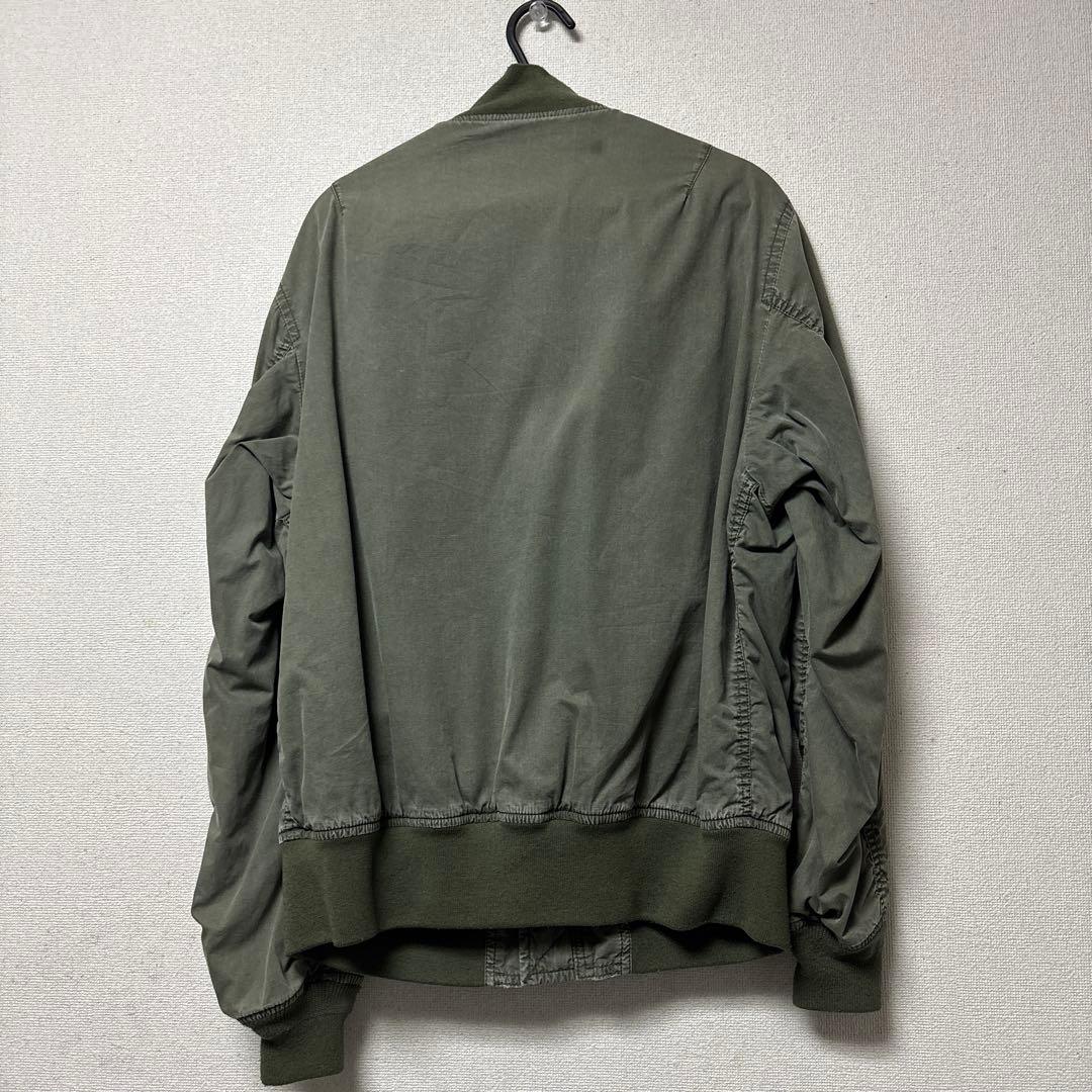 Schott MA-1スタイルジャケット L オリーブ