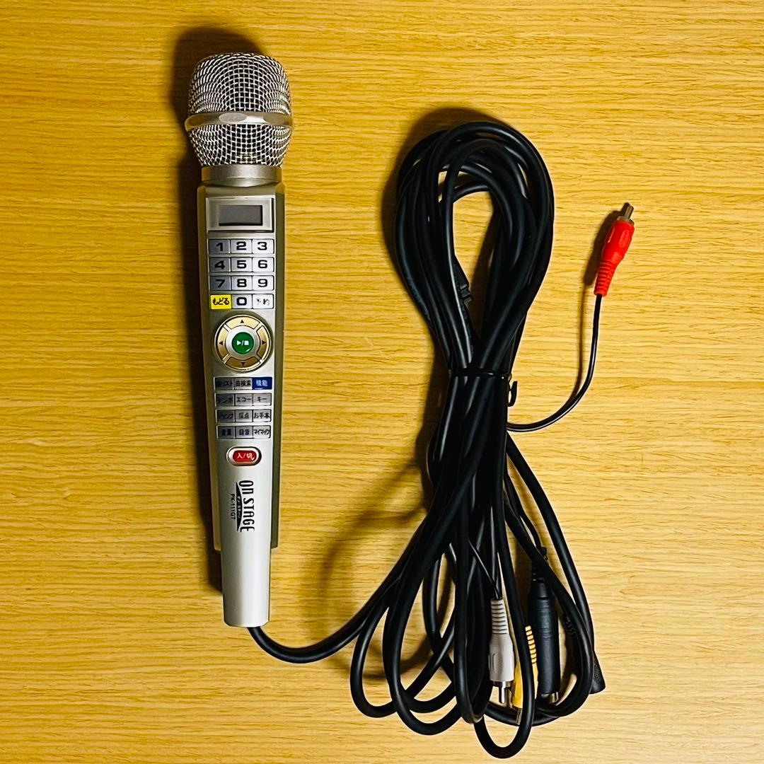 【美品】パーソナルカラオケ オン・ステージ PK-111GT ペアマイク付属