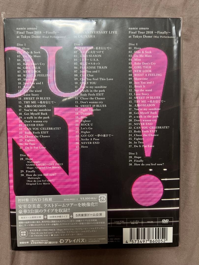 新品 Final Tour 2018 -Finally- DVD 5枚組