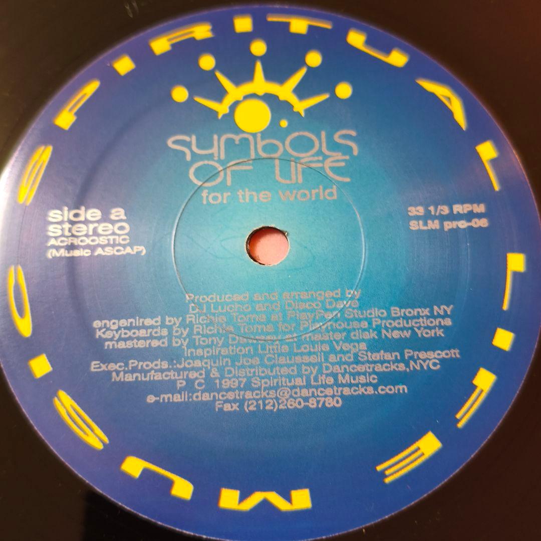 【プロモ盤】Symbols Of Life – For The World