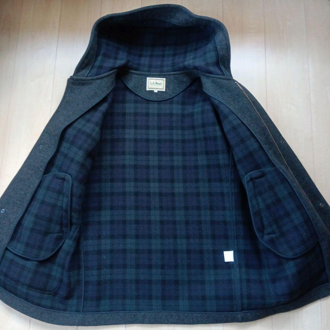 【USA古着】l.l.bean wool hoodie-zip coat 美品