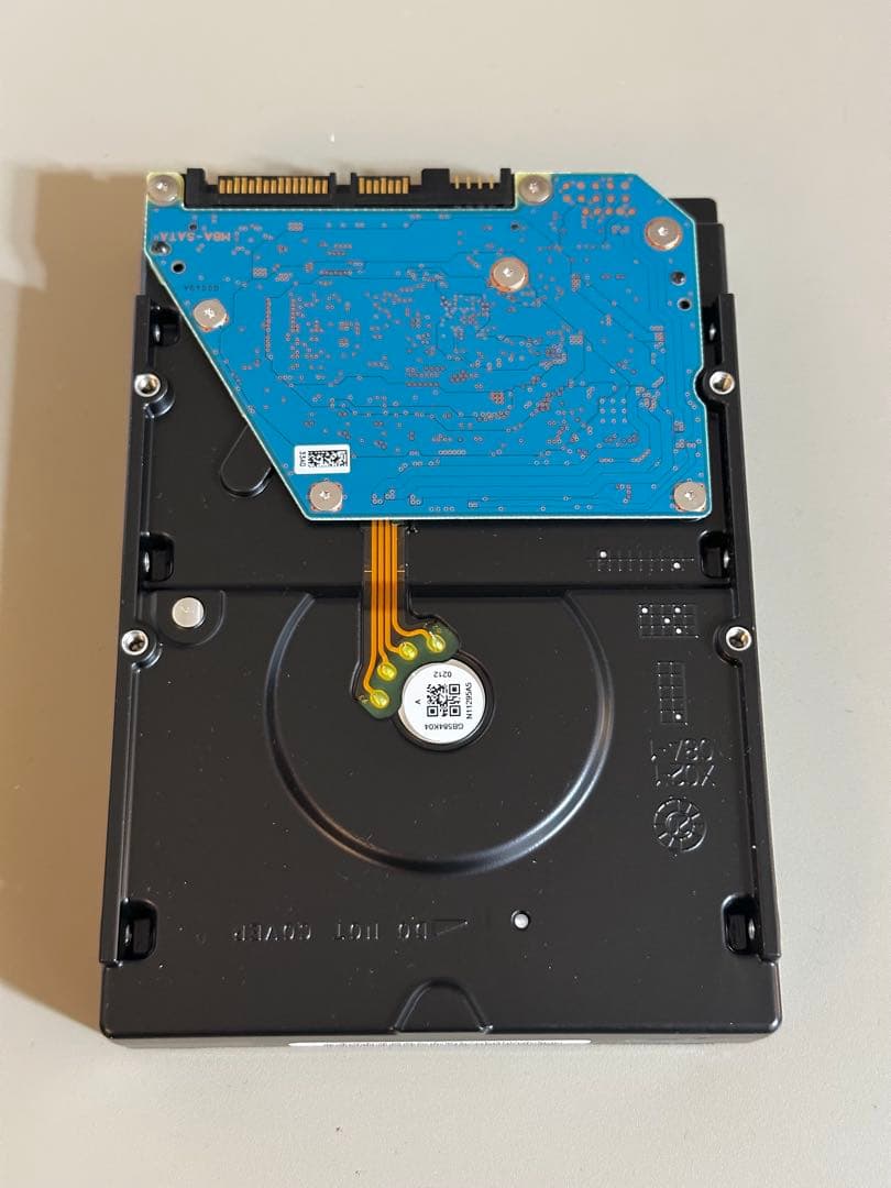①TOSHIBA 東芝 HDD 8TB MN08ADA800 CMR 本体のみ