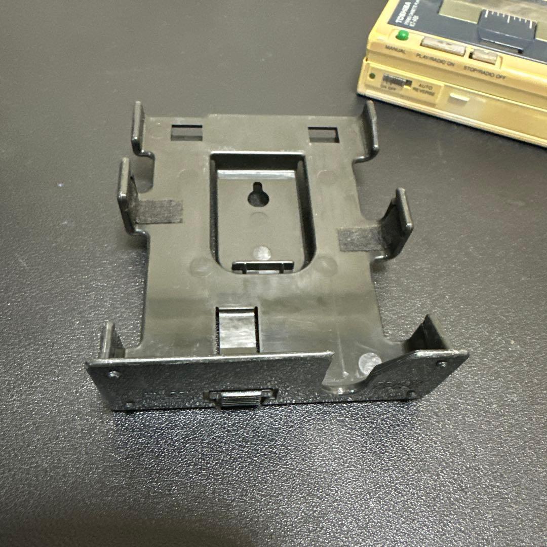 TOSHIBA カセットプレーヤーKT-AS1 ジャンク現状品　昭和レトロ
