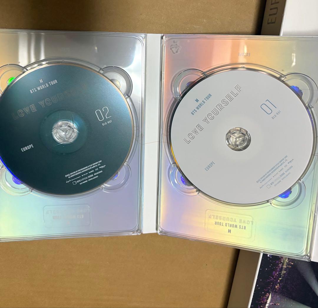 BTS LOVEYOURSELF Europe Blu-ray トレカ付き　ジン