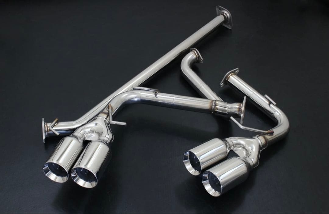 スリーキャッツ トヨタ86 ZN6 4本出しマフラー センター＆リアピースSet