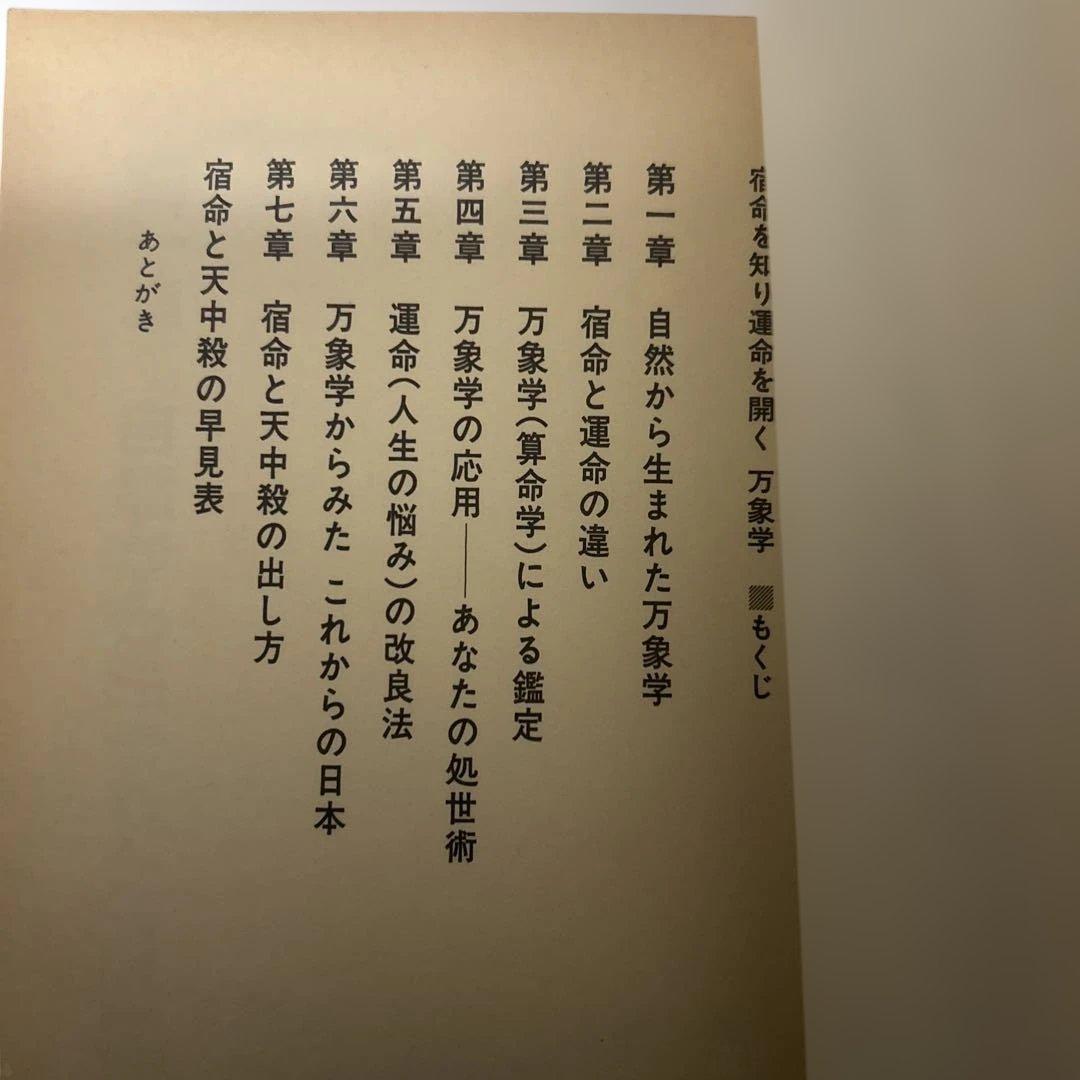宿命を知り運命を開く　万象学　菊池桂子　　　　コレクター商品 希少　絶版　占い