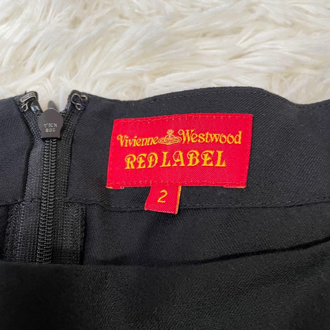 美品　ヴィヴィアンウエストウッド　変形　フリル　膝丈ワンピース　シャーリングゴム