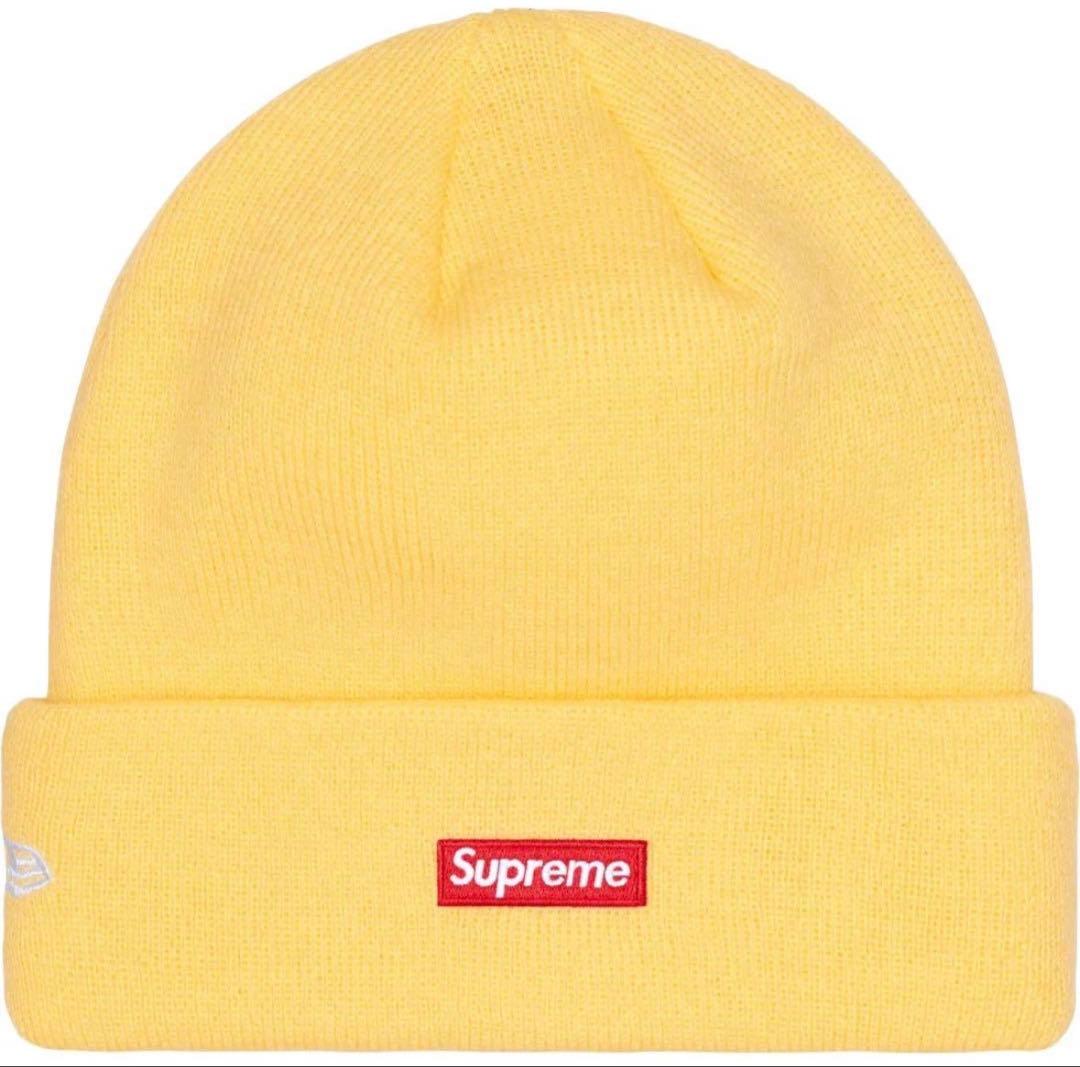 Supreme New Era Varsity Beanie イエロー ニット帽