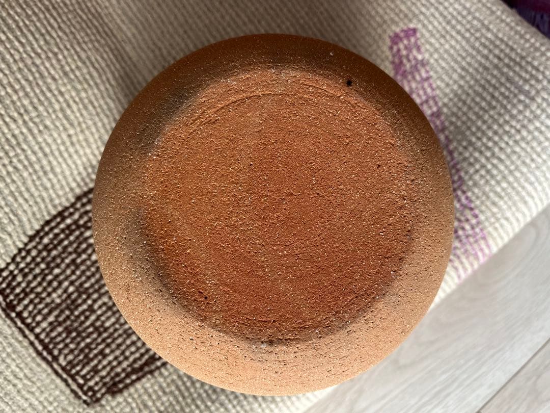 無印良品　レンジで温め直せる　萬古焼　ごはん鍋
