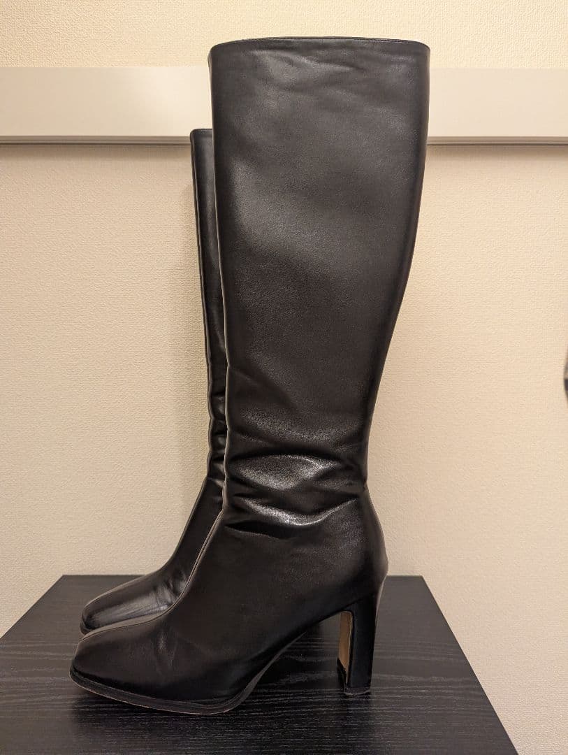 ACYM Betty Skinny Long Boots ブラック