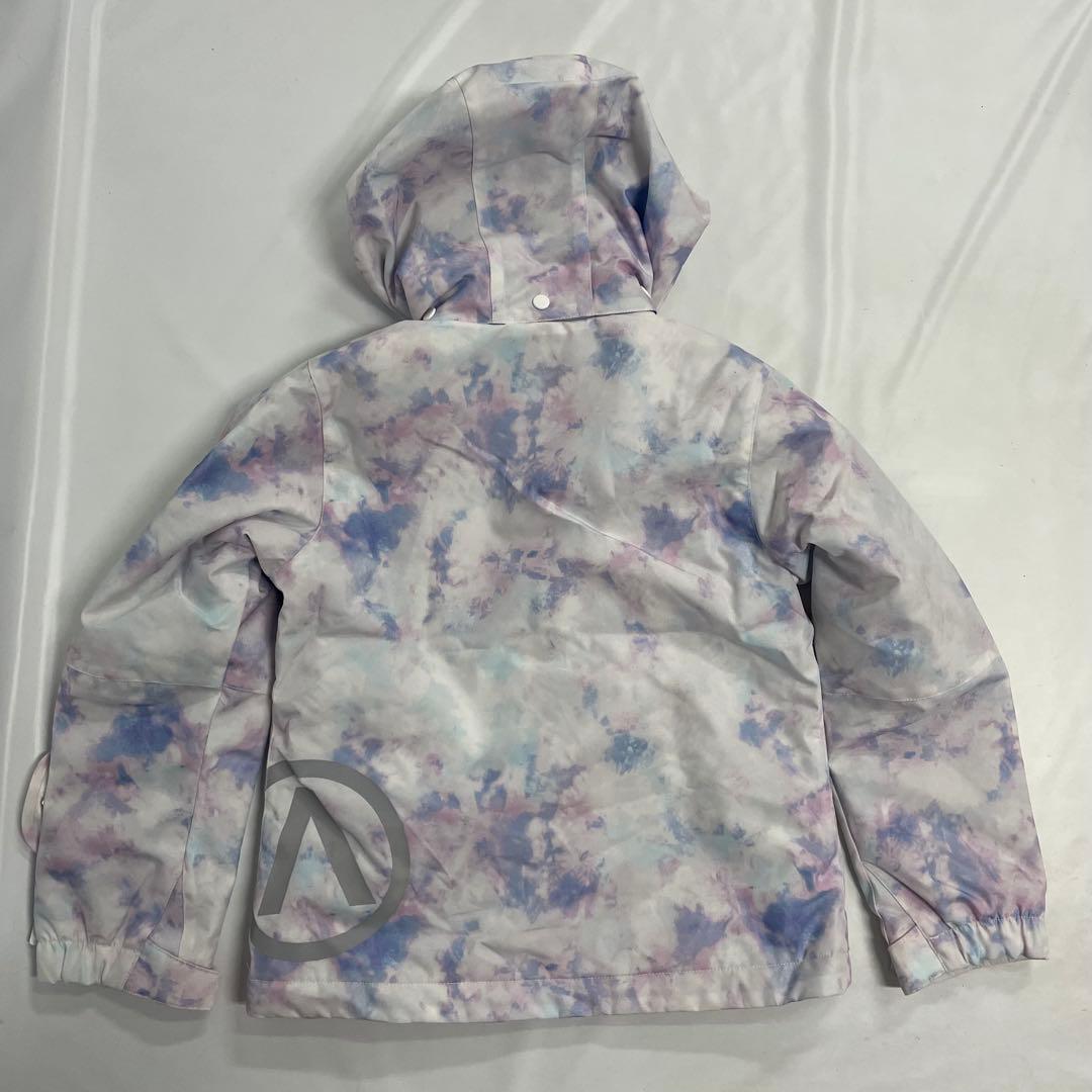 ARBN白×ピンク スキーウェア上下セット 130cm AB33WW1406J①