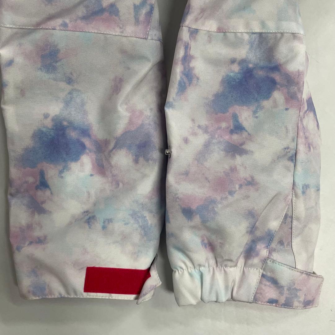 ARBN白×ピンク スキーウェア上下セット 130cm AB33WW1406J①