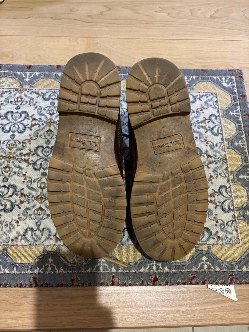 LL Bean ブラウンレザー モカシンシューズ