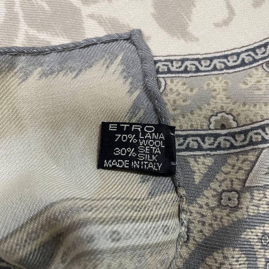 【美品】 ETRO エトロ ストール ペイズリー 大判