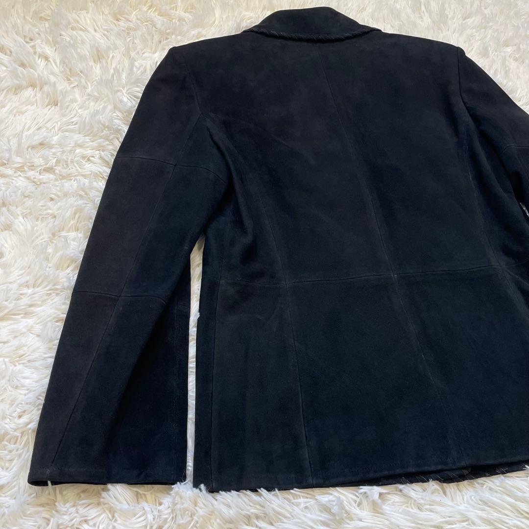BURBERRY LONDON 羊革 スエード ジャケット ノバチェック 40