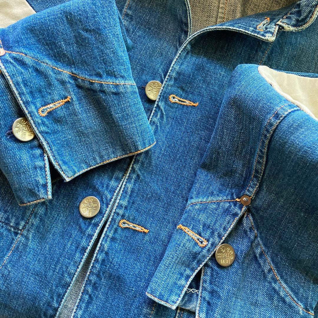 LVC 214 SAC COAT damage加工　made in ITALY