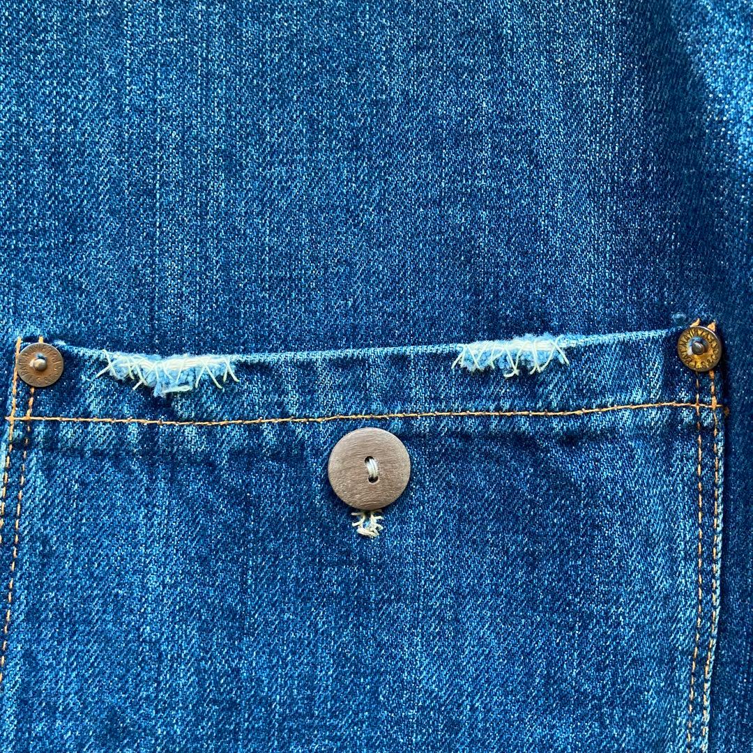 LVC 214 SAC COAT damage加工　made in ITALY