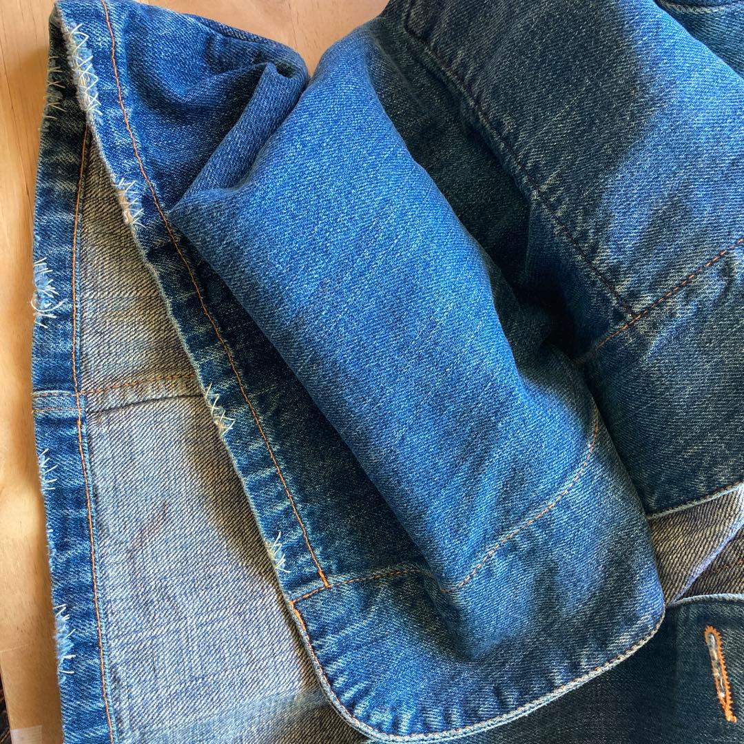 LVC 214 SAC COAT damage加工　made in ITALY