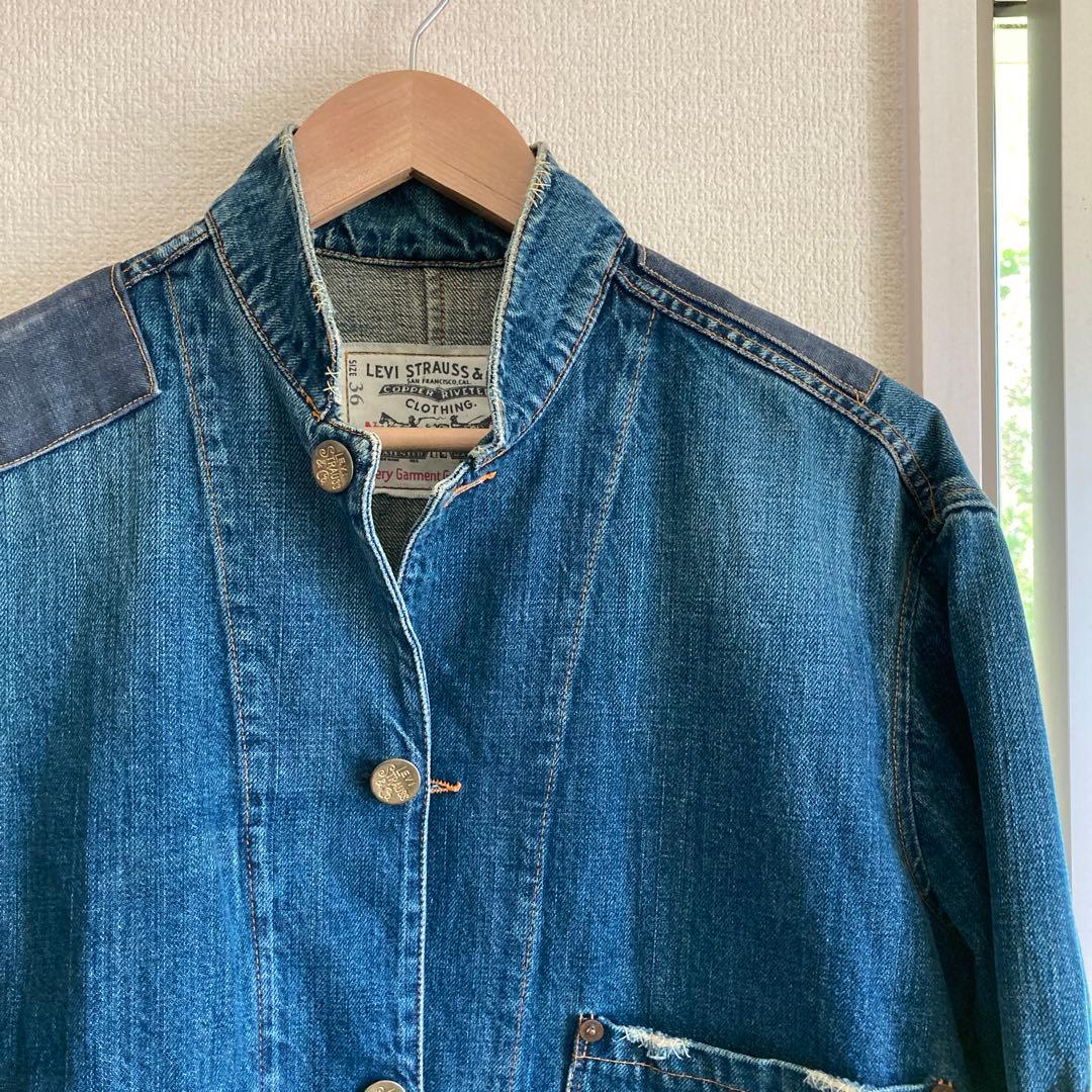 LVC 214 SAC COAT damage加工　made in ITALY