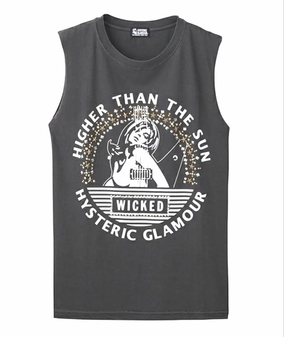 美品 HYSTERIC Glamour スタッズ タンクトップ