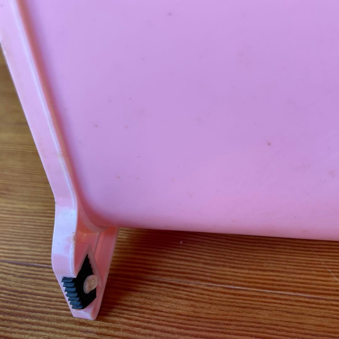 【新品】昭和レトロ ポップ 調味料入れ プラスチックケース モダン容器 ピンク