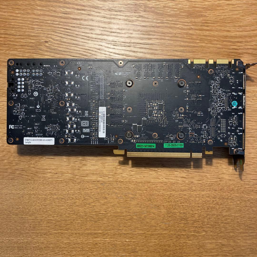 【動作確認済み】NVIDIA GeForce GTX980 4GB