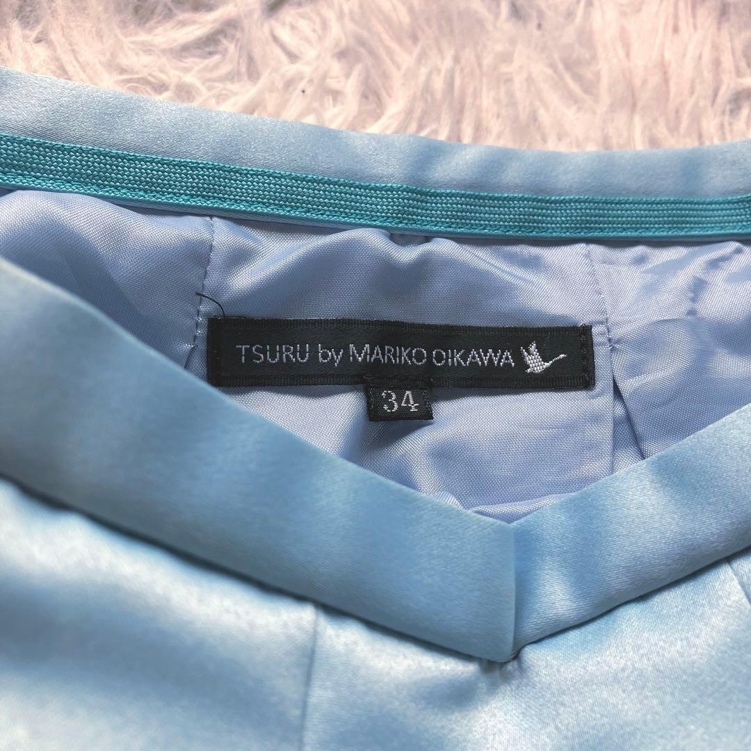専用 ツルバイマリコオイカワ パール タック ロングスカート