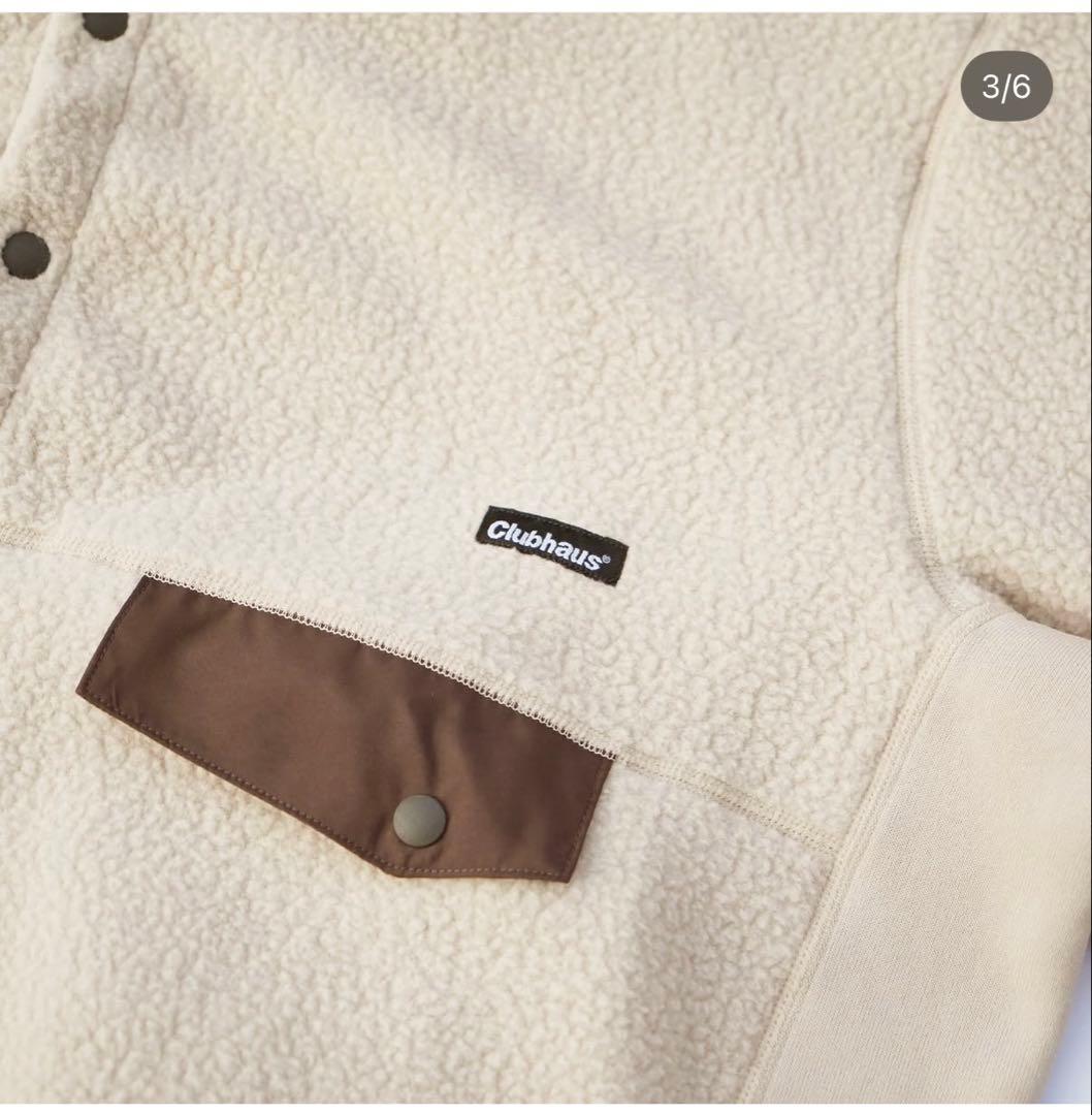 メンズウェア CLUBHAUS Fleece 1/4 Pullover - Beige XL