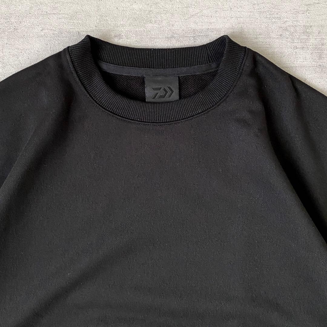 トップス DAIWA PIER39 TECH SWEAT CREW S/S BLACK