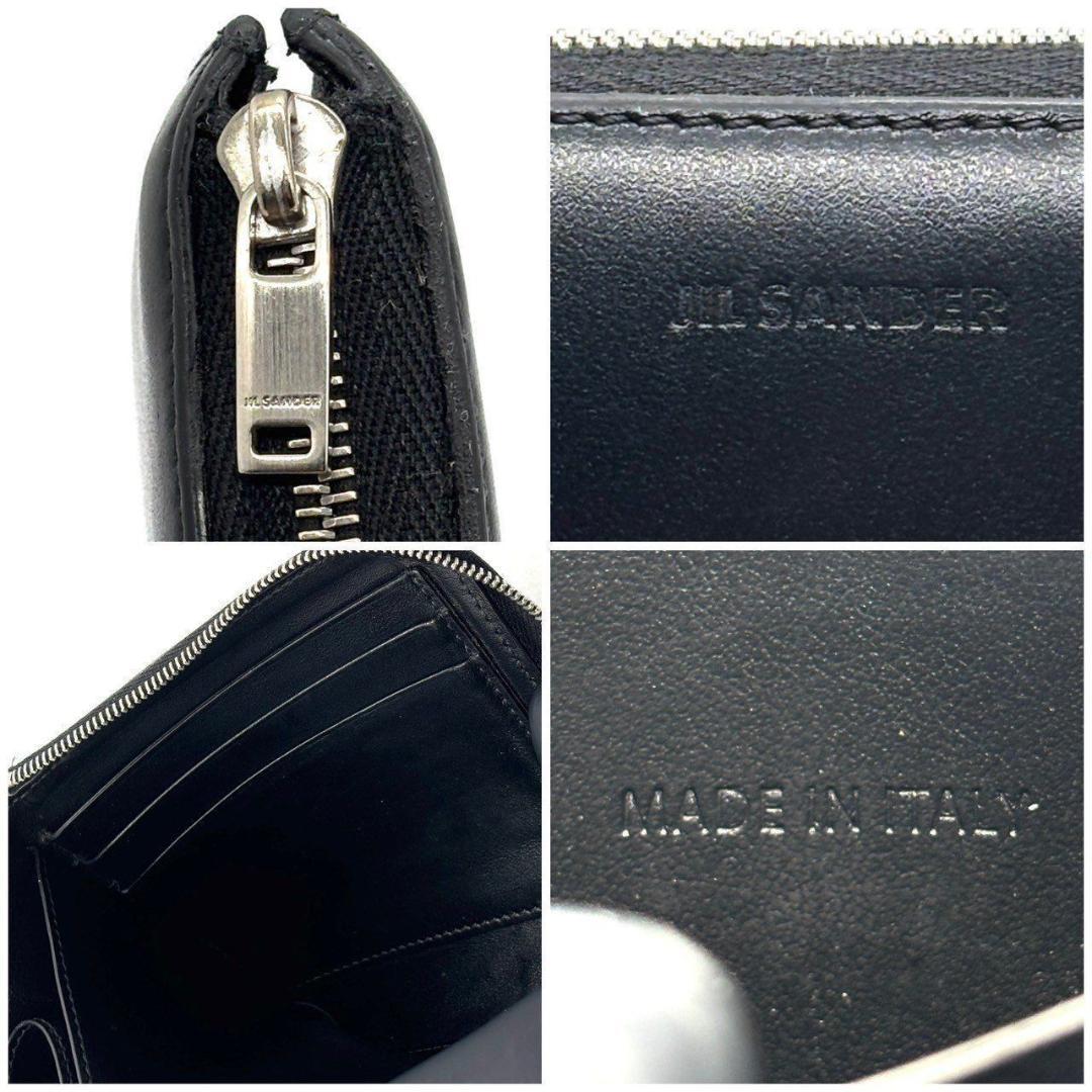 に*や様 JIL SANDER　コンパクトウォレット L字ファスナー レザー ミ