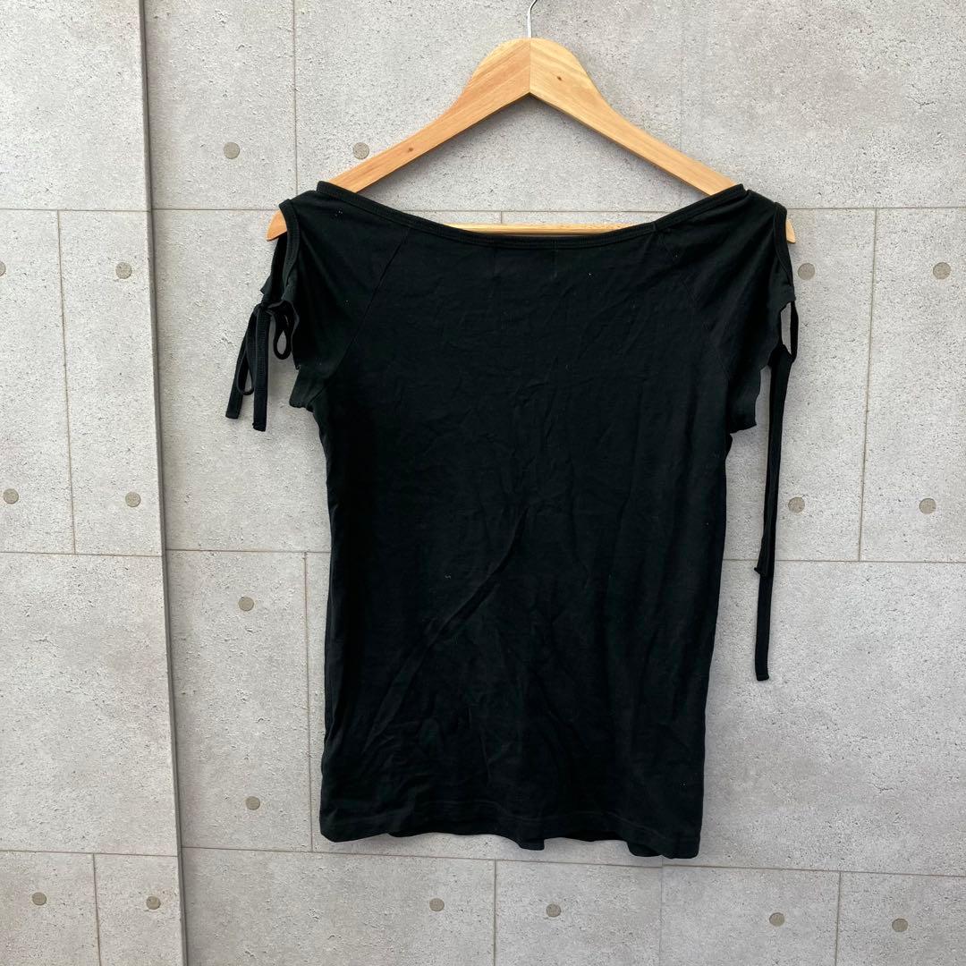 JUICY COUTURE カットソー 半袖 ラインストーン Y2K ギャル 黒