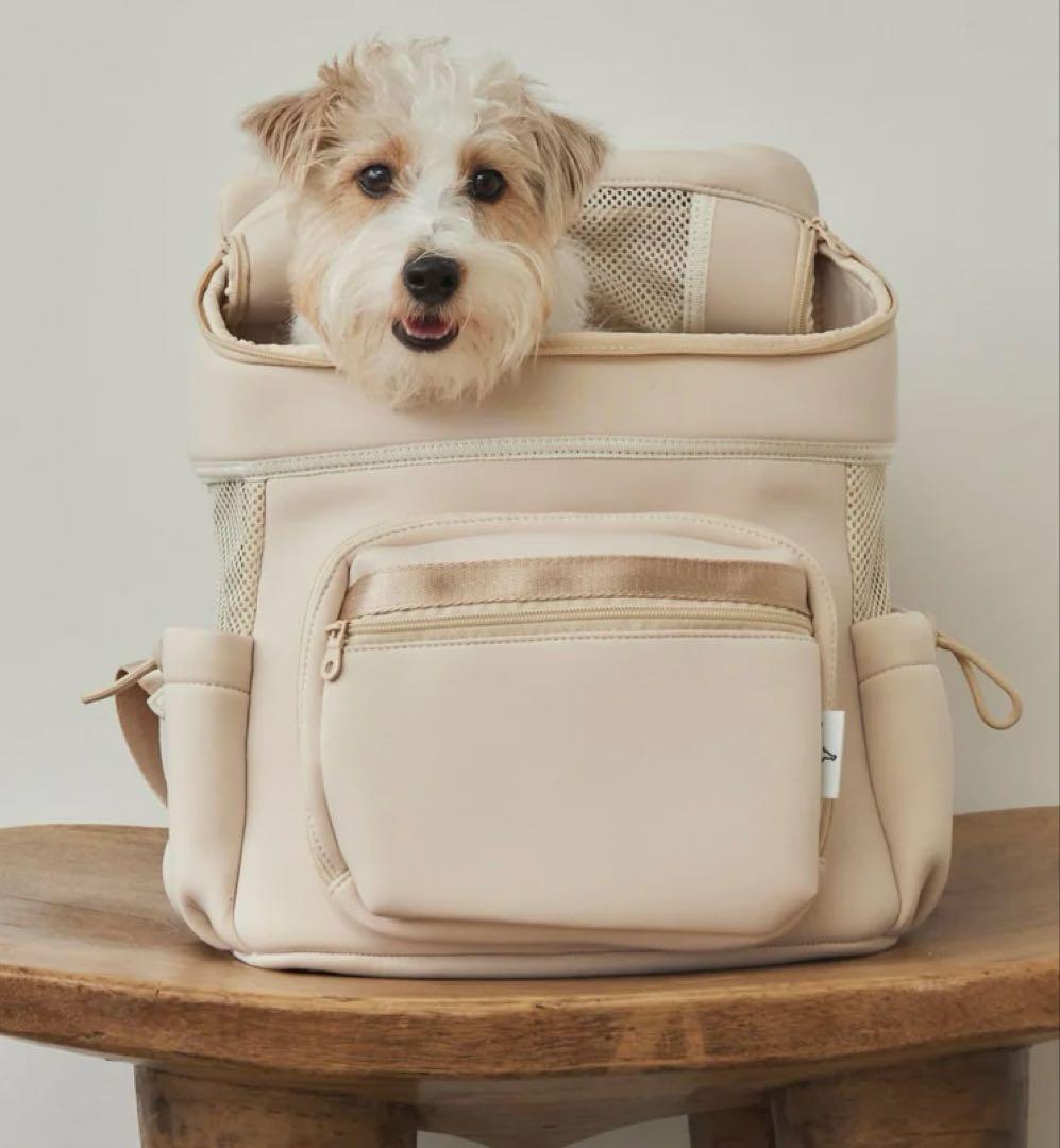 新品 CITYDOG ネオプレーンバックパックキャリー Sサイズ オフホワイト