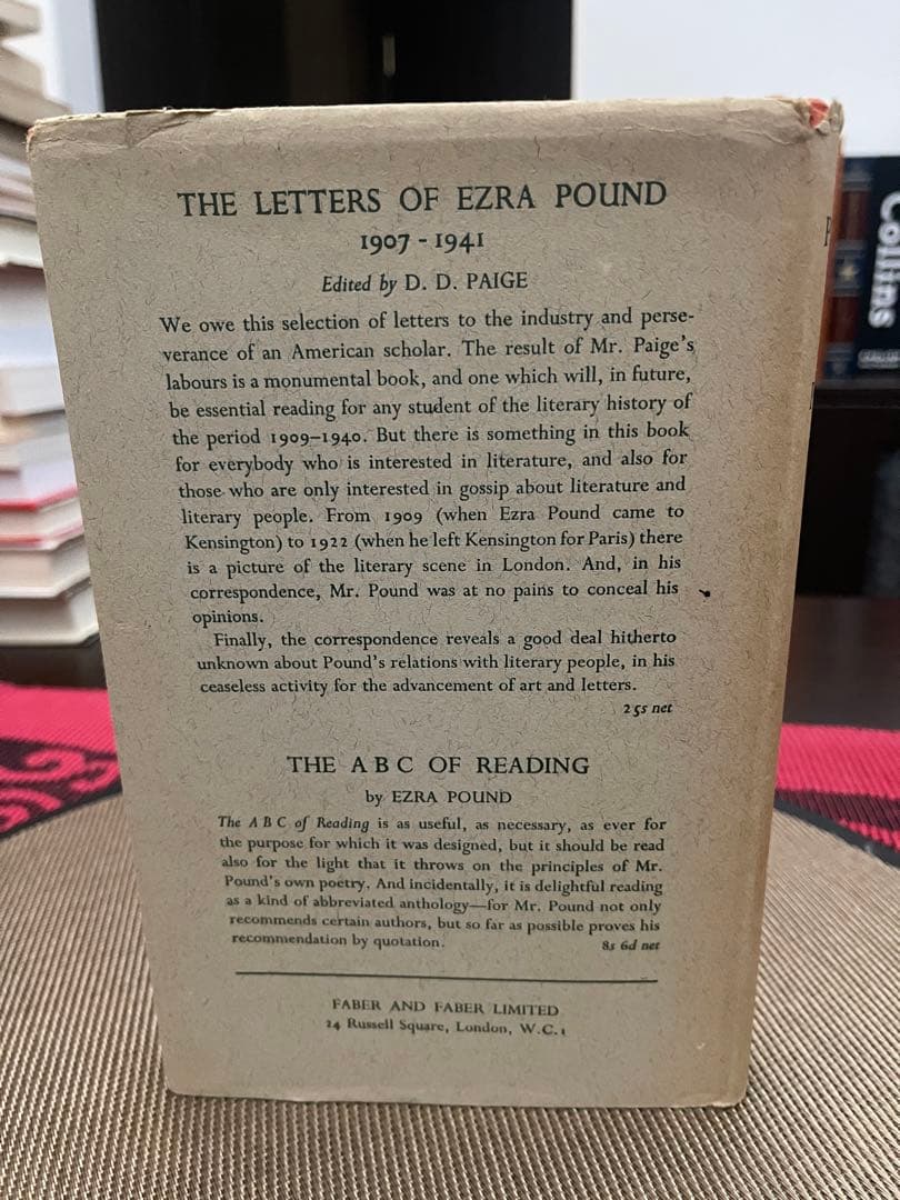 洋書 The Poetry of Ezra Pound by Hugh Kenner