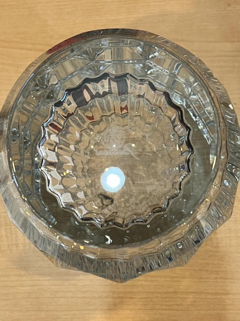 【新品未使用品】Baccarat 　ルクソール ベース　クリスタルガラス 　花瓶