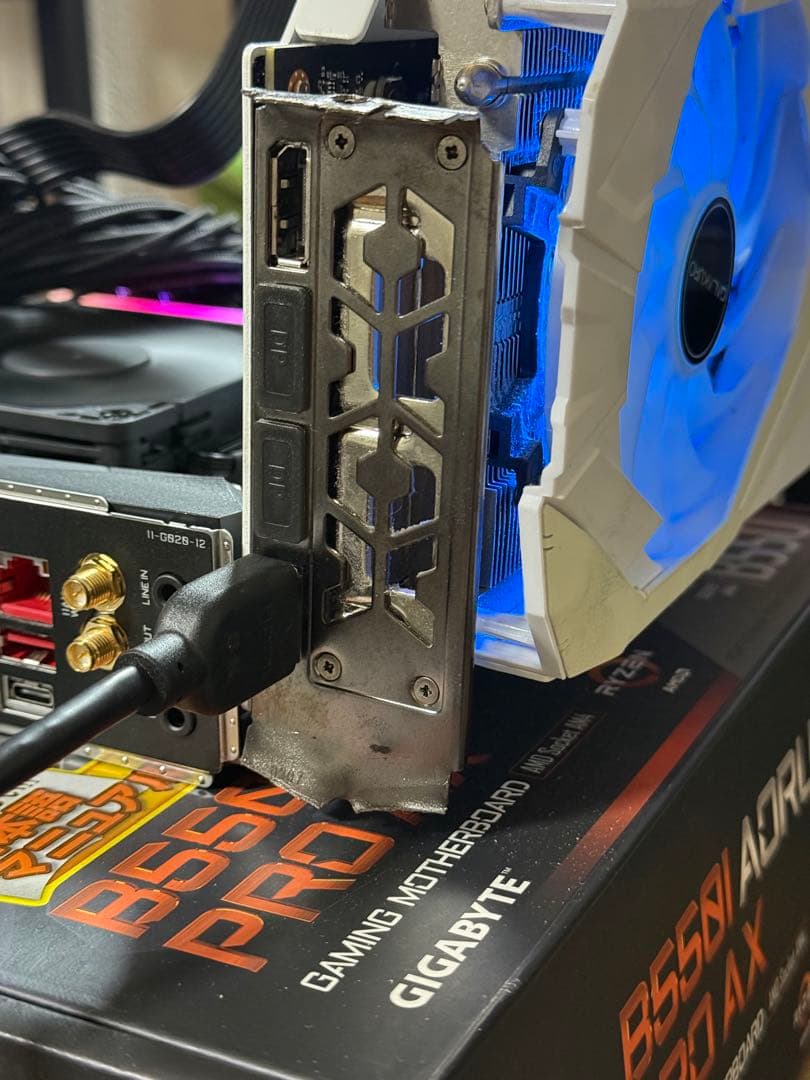 GALAKURO RTX3060Ti 白 動作品 傷あり特価