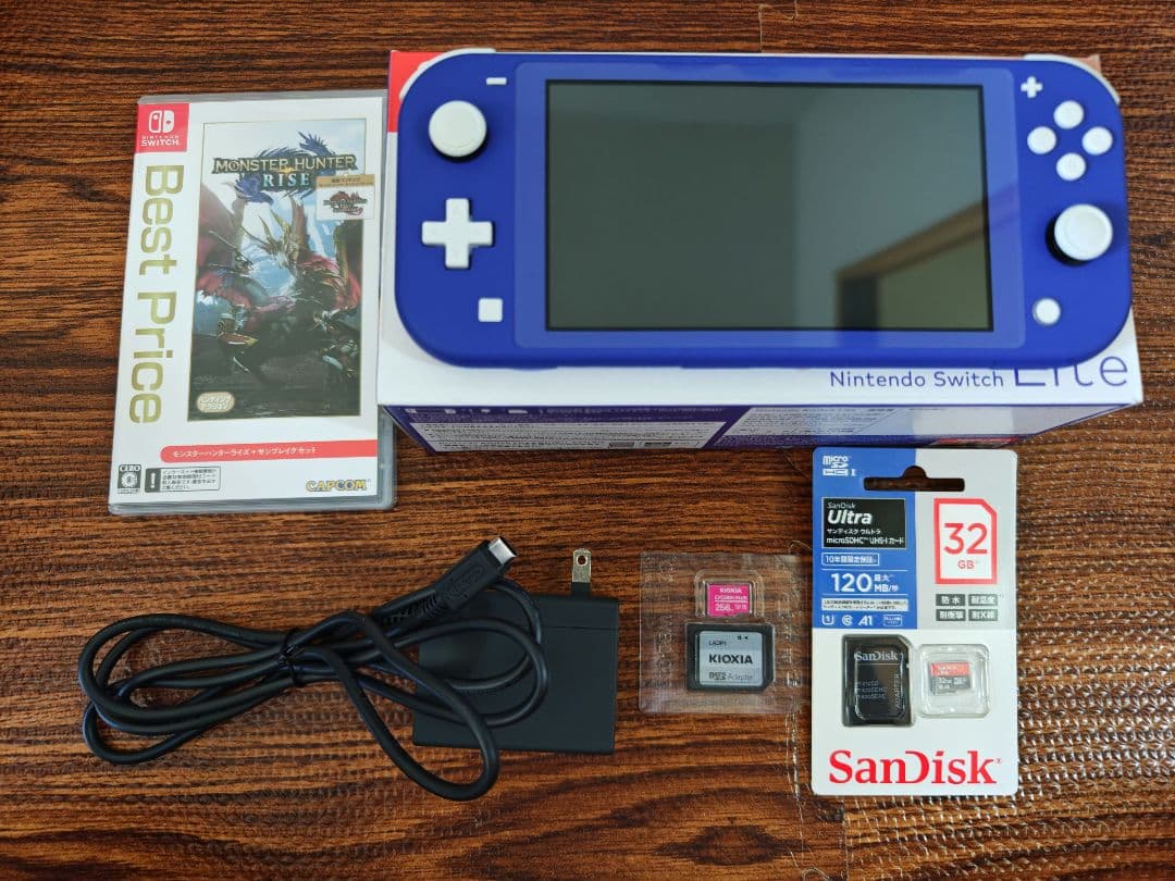 Nintendo Switch Lite 青 ソフト・マイクロSDカードセット
