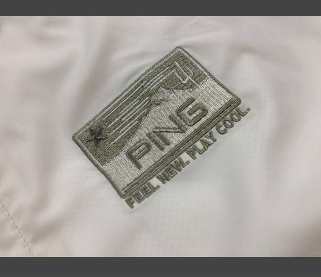 新品未使用★ピン PING 撥水 3WAYブルゾン L オフホワイト