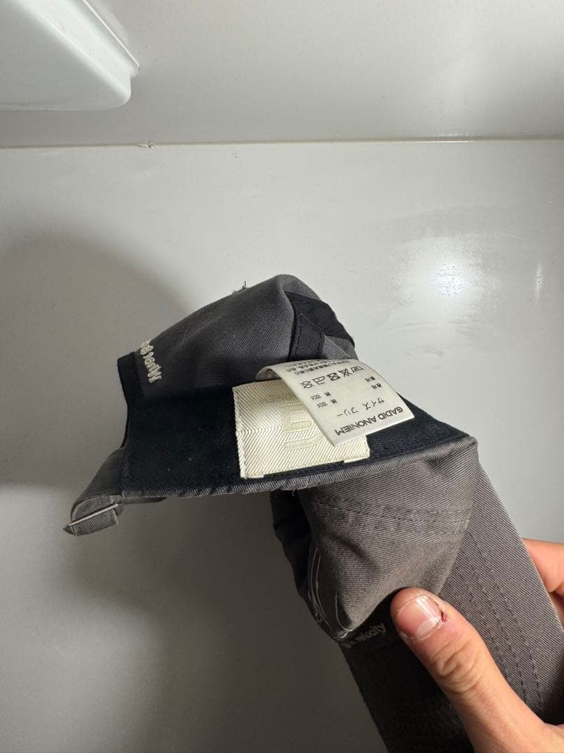 帽子 Gadid Anoniem cap RUUD/GRAY