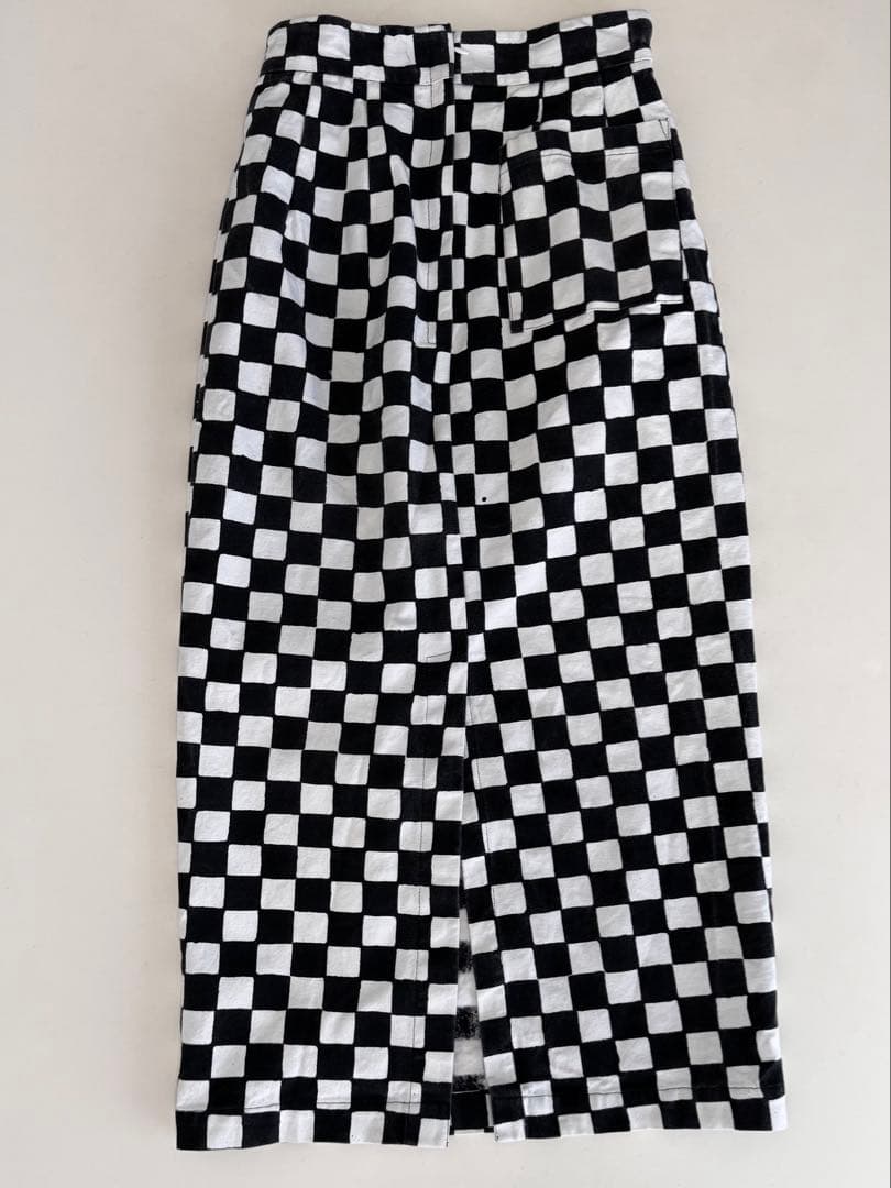 ロンハーマン別注sz blockprints チェックタイトスカート