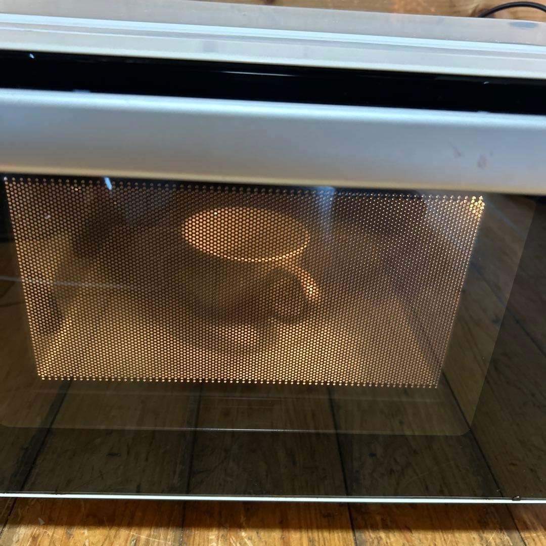 ヤマダ 電子レンジ 庫内フラットテーブル 縦開き ヘルツフリー